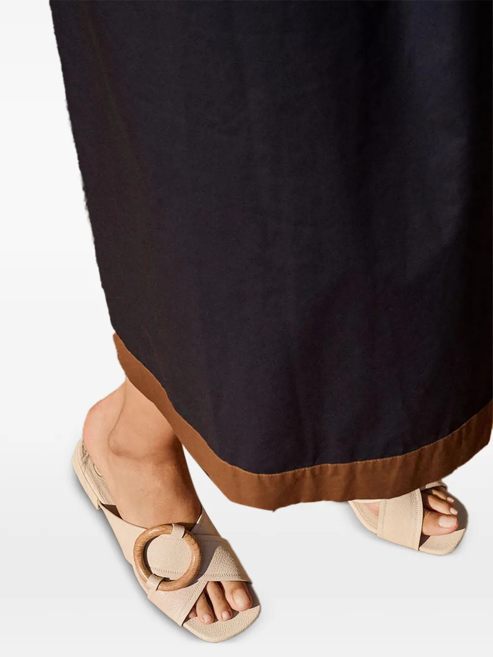 Pedro Garcia Edem circle-detail sandals Beige