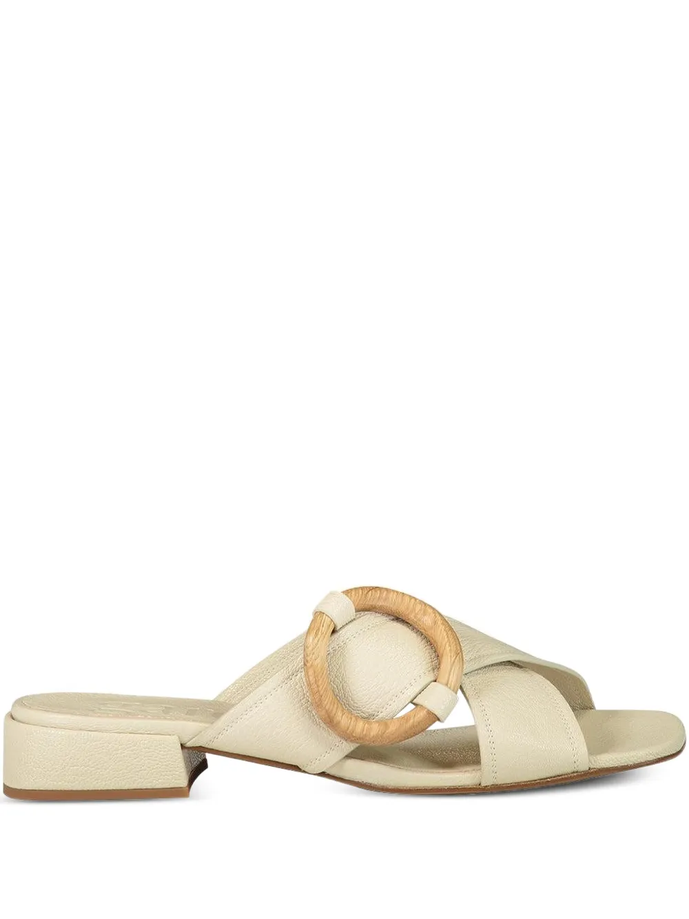 Pedro Garcia Edem circle-detail sandals Beige