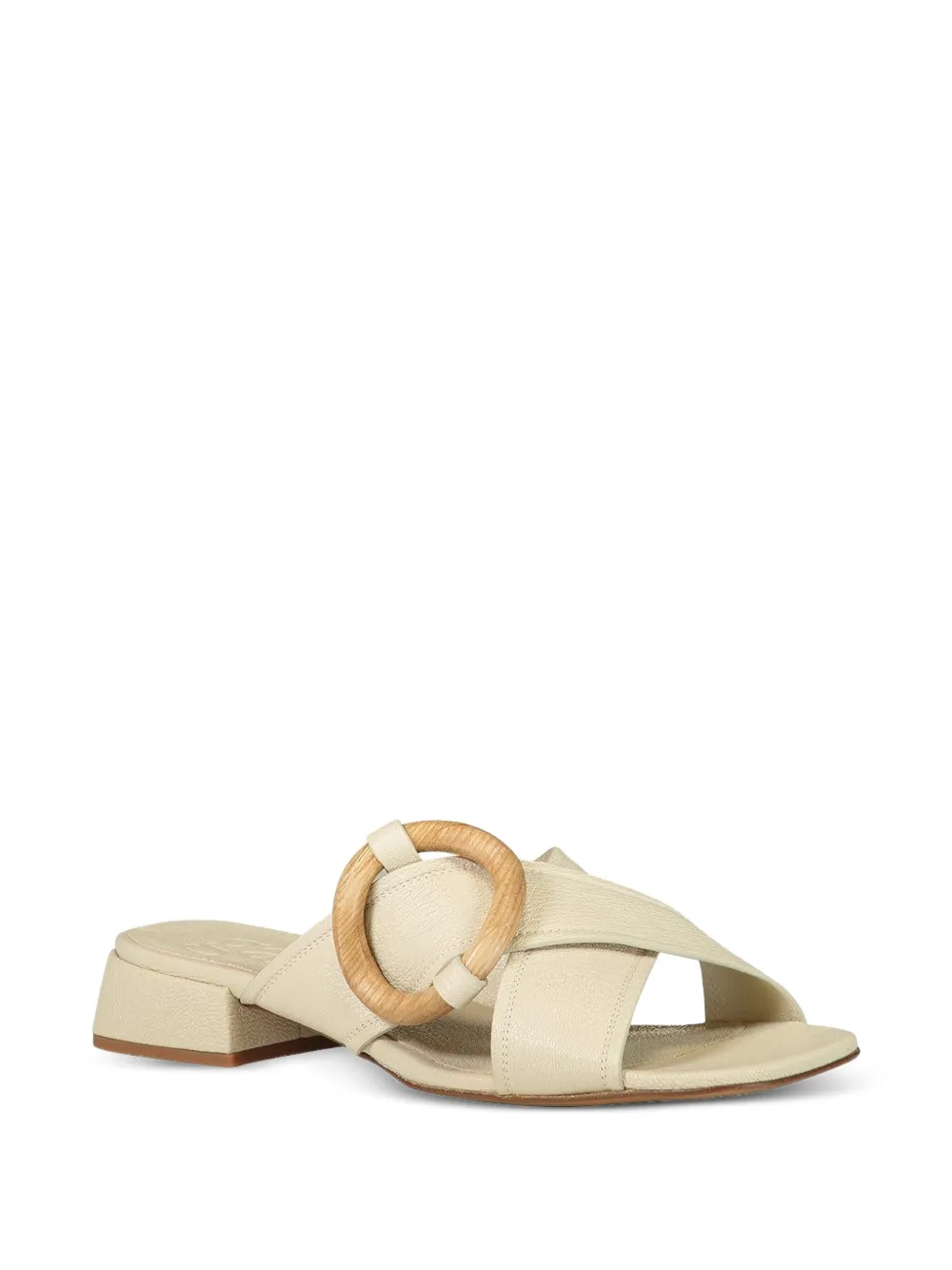 Pedro Garcia Edem circle-detail sandals Beige
