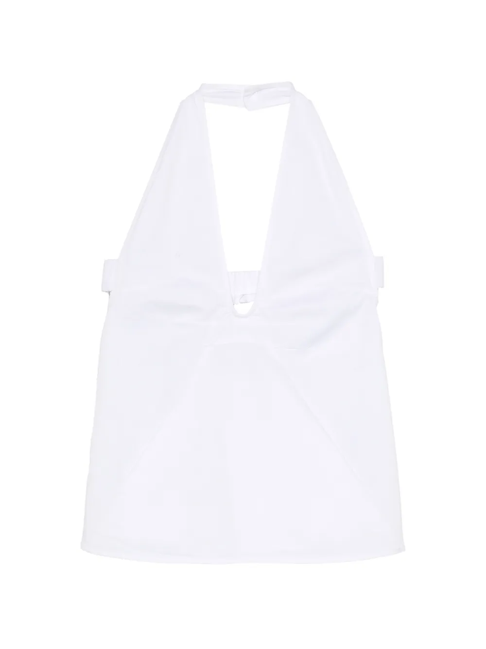 Gimaguas Elise V-neck open-back top - Bianco