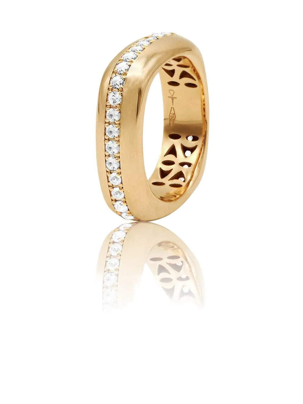 FULLORD diamond gold ring - Oro