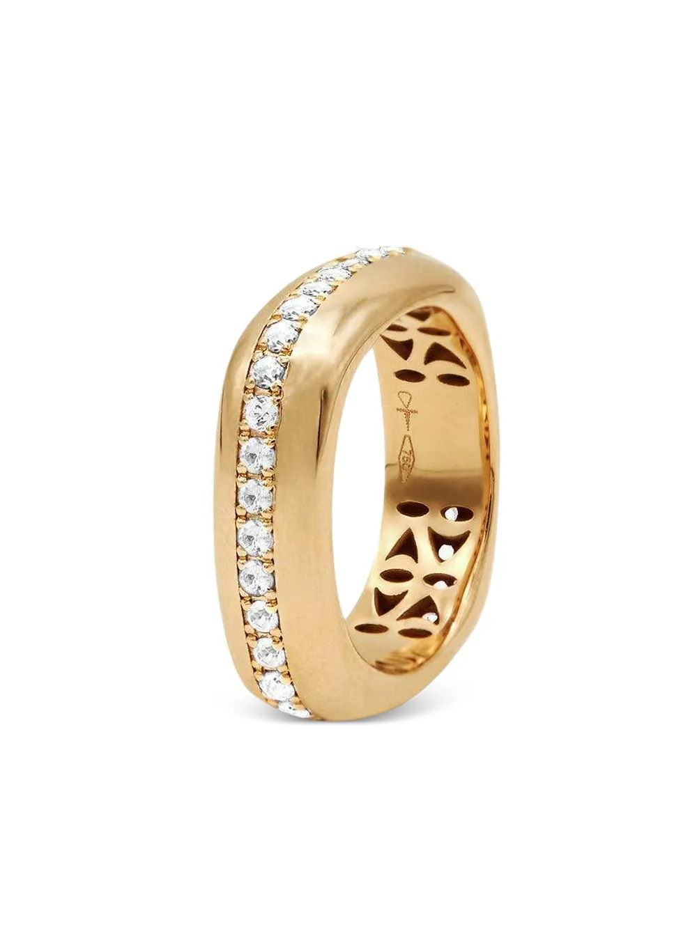 FULLORD diamond gold ring