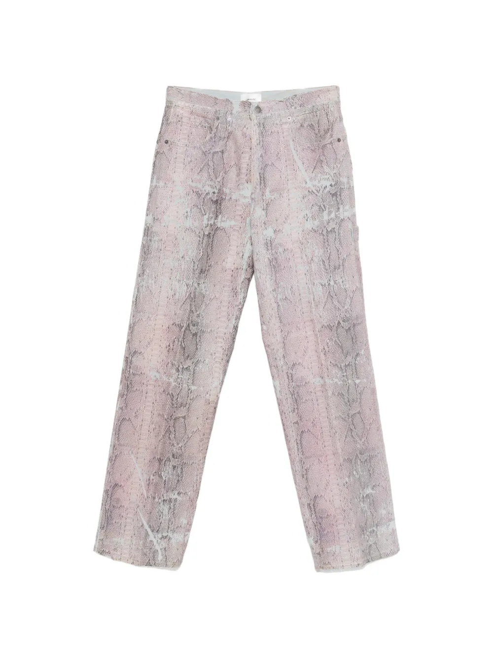Haikure snake-print jeans - Rosa