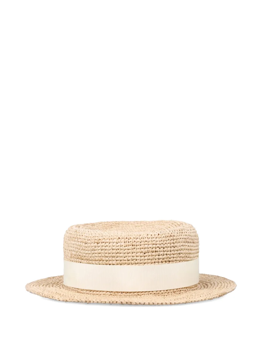Bonpoint ribbon-embellished sun hat - Beige