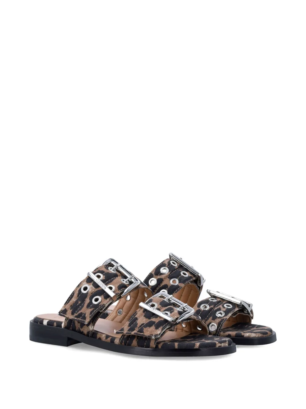 GANNI Sandalen met gesp Bruin