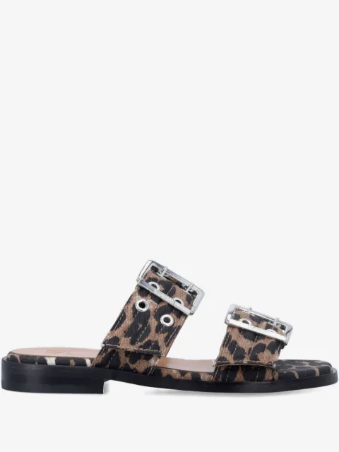 GANNI sandaler med spænderem