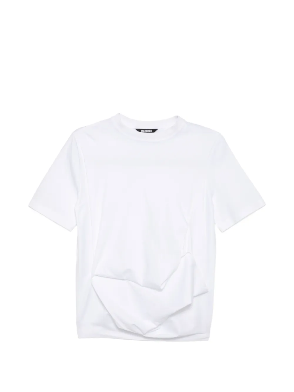 Moohong front draped t-shirt