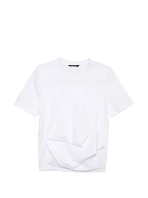 Moohong front draped t-shirt 