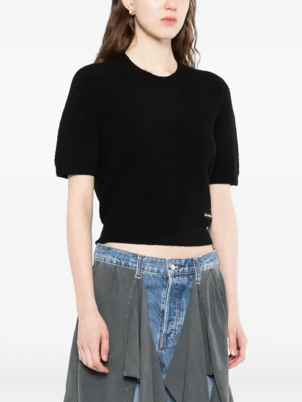 Alexander Wang ショートスリーブ トップ | ブラック | FARFETCH JP