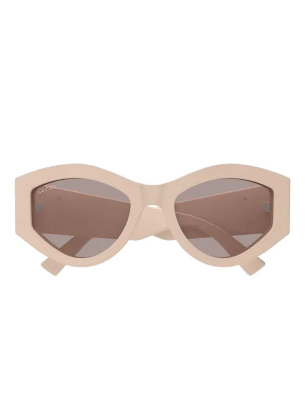 Gucci Eyewear ジオメトリック サングラス | ニュートラル | FARFETCH JP
