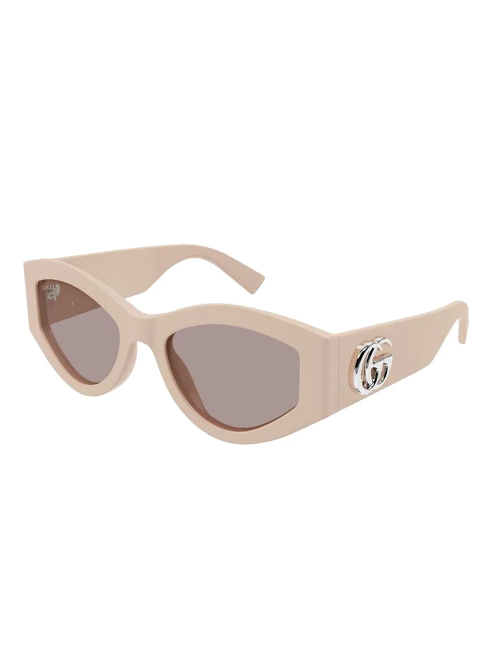Gucci Eyewear geometric logo sunglasses - Beige