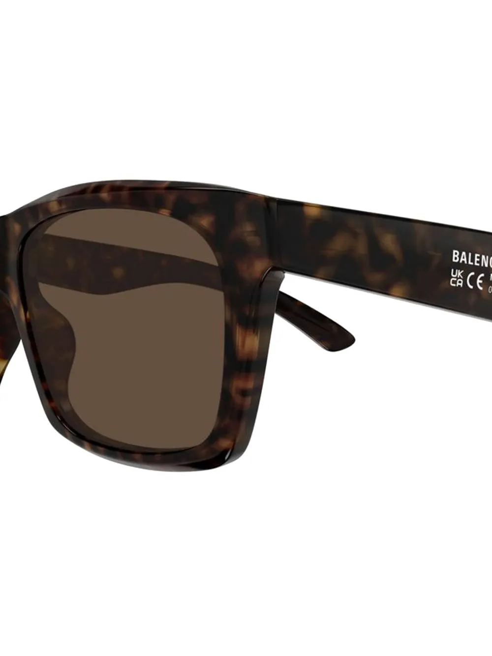 Balenciaga Eyewear BB0423S zonnebril met vierkant montuur Bruin