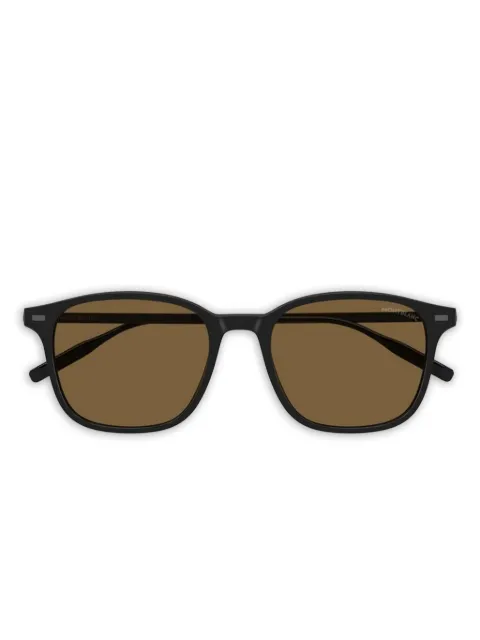 Montblanc lentes de sol con armazón cuadrada