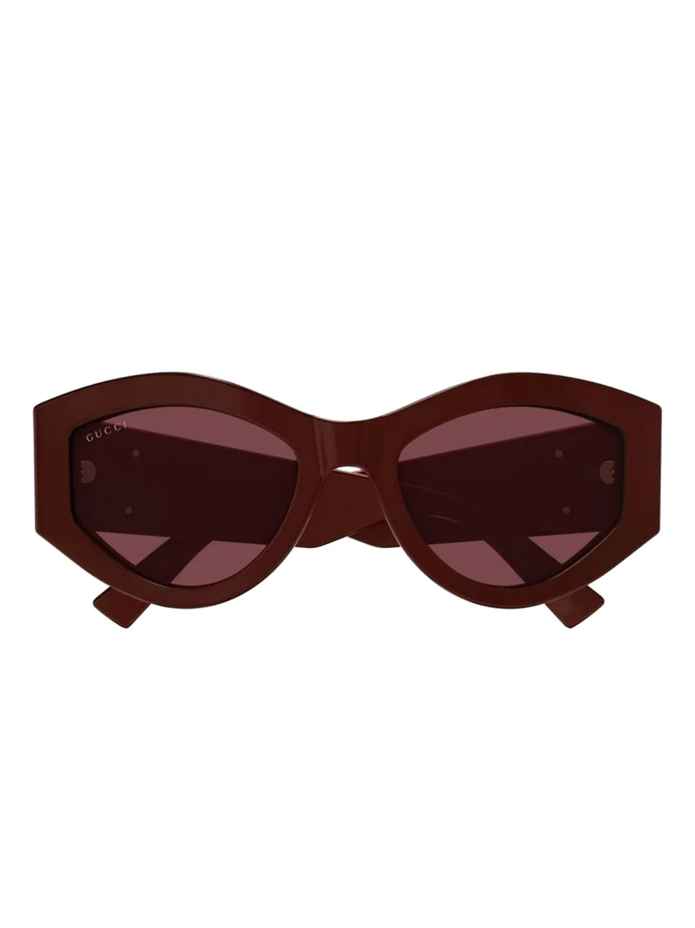 Gucci geometric-frame sunglasses - Rot