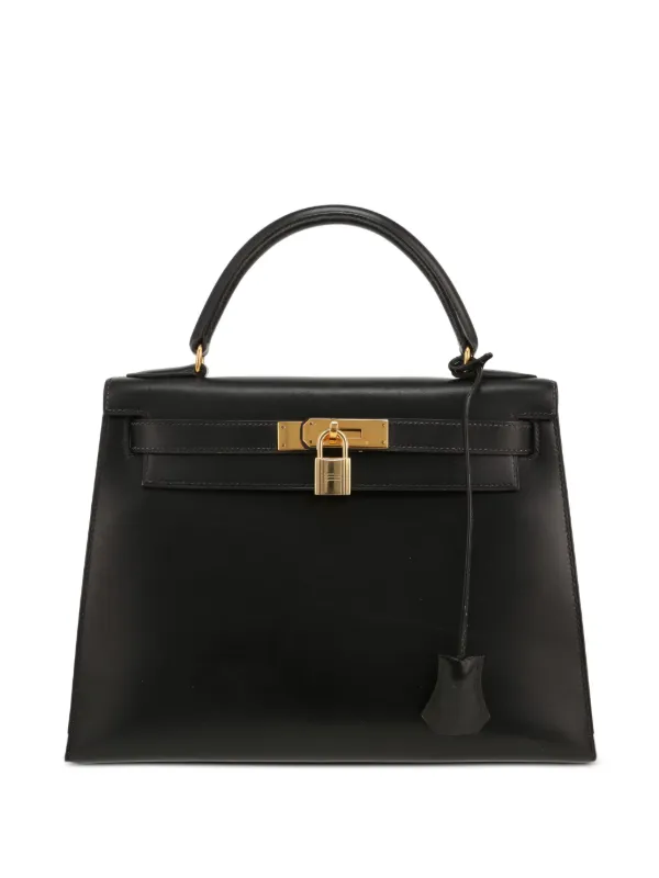 Hermès Pre-owned 1994 28 Kelly Handbag in Black