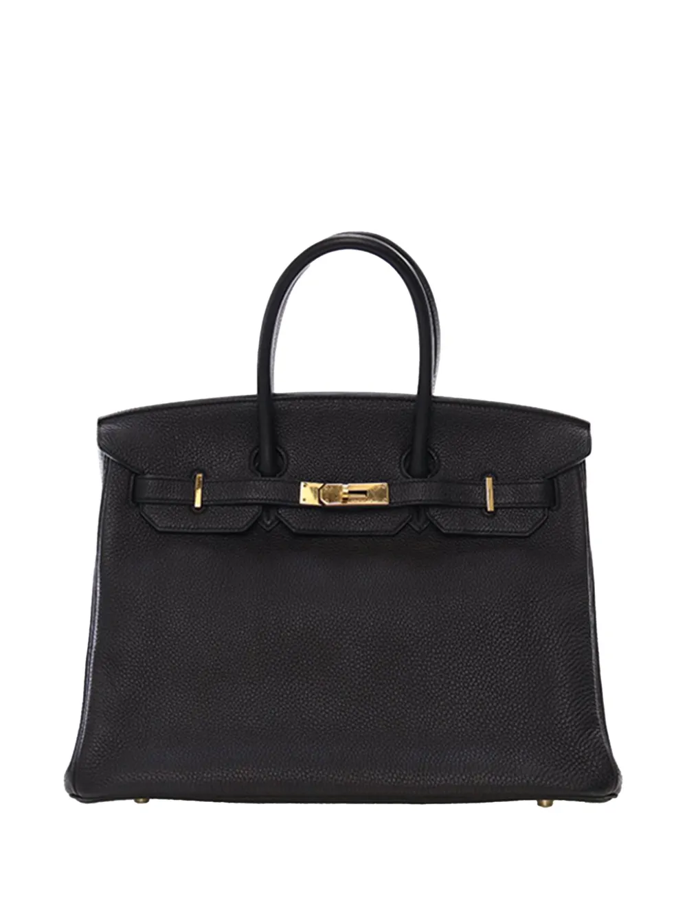 Hermès Pre-Owned 2013 Togo Birkin Retourne 35 handbag - Nero