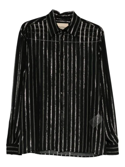 Valentino Garavani striped-pattern shirt