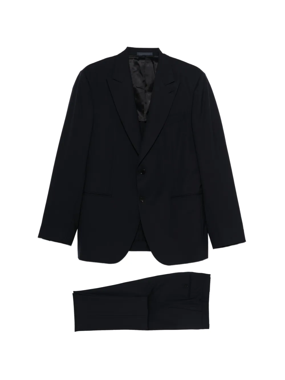 Caruso Norma peak-lapel suit - Blu