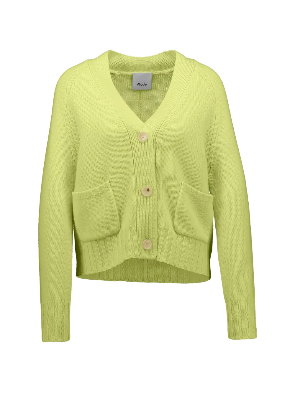 Allude V-neck cardigan - Yellow