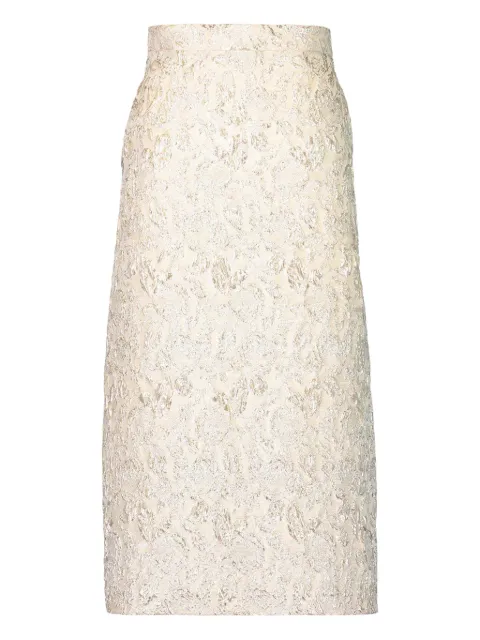 Lunatica Milano venice textured midi skirt