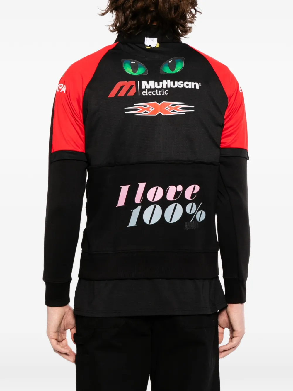 PROTOTYPES x Diadora sweater met print Zwart