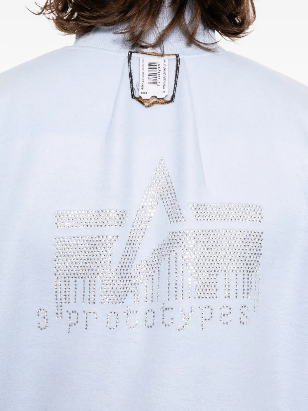 PROTOTYPES x Alpha Industries sweater met rits Blauw
