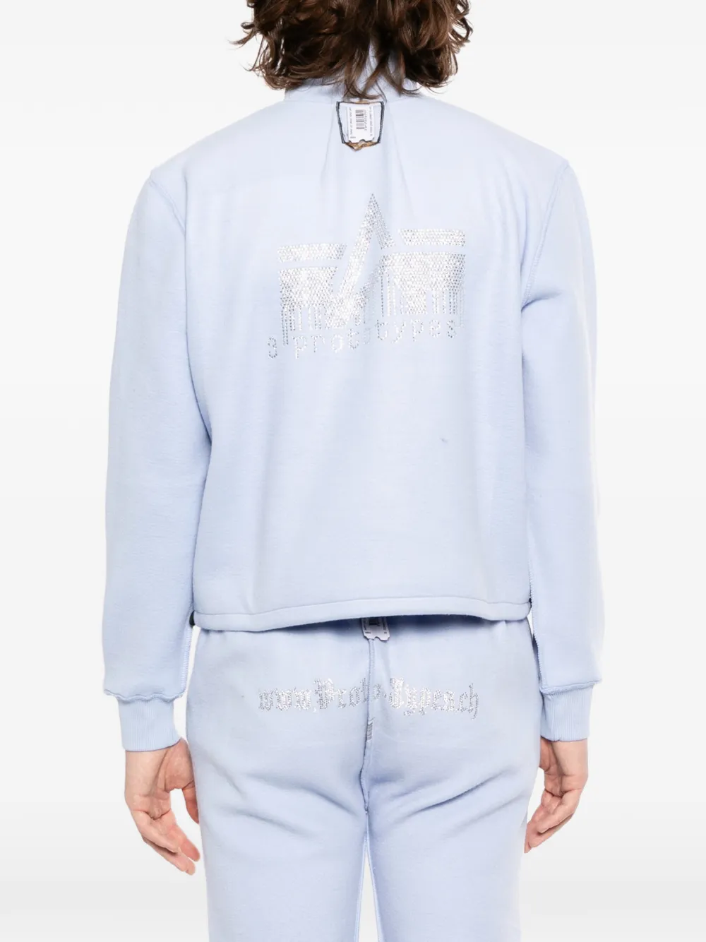 PROTOTYPES x Alpha Industries sweater met rits Blauw