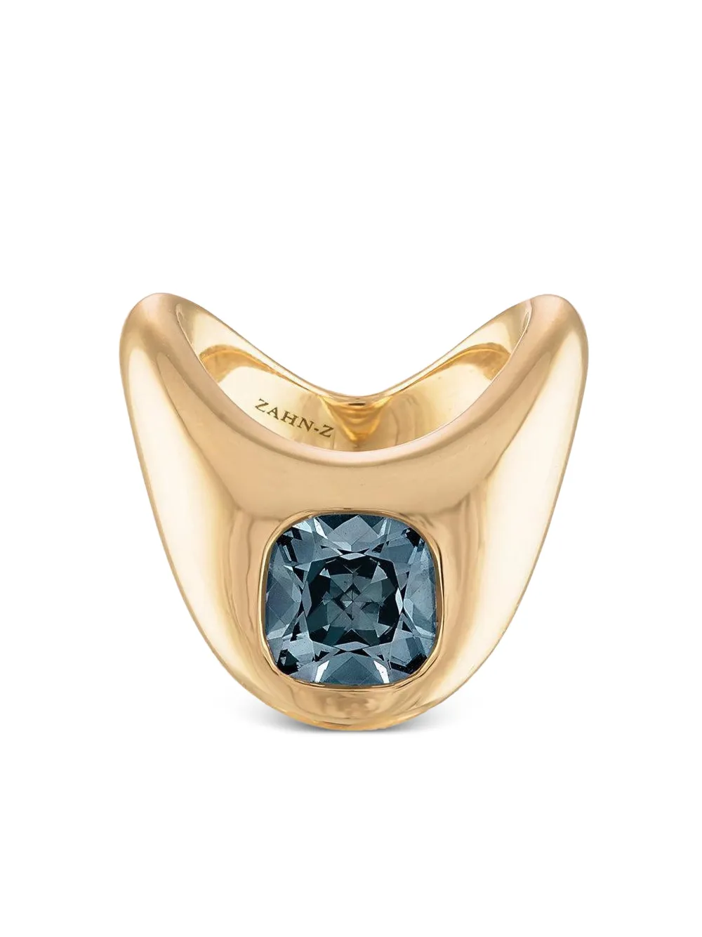 ZAHN-Z Zaha blue grey spinel 1.5 ct ring - Oro