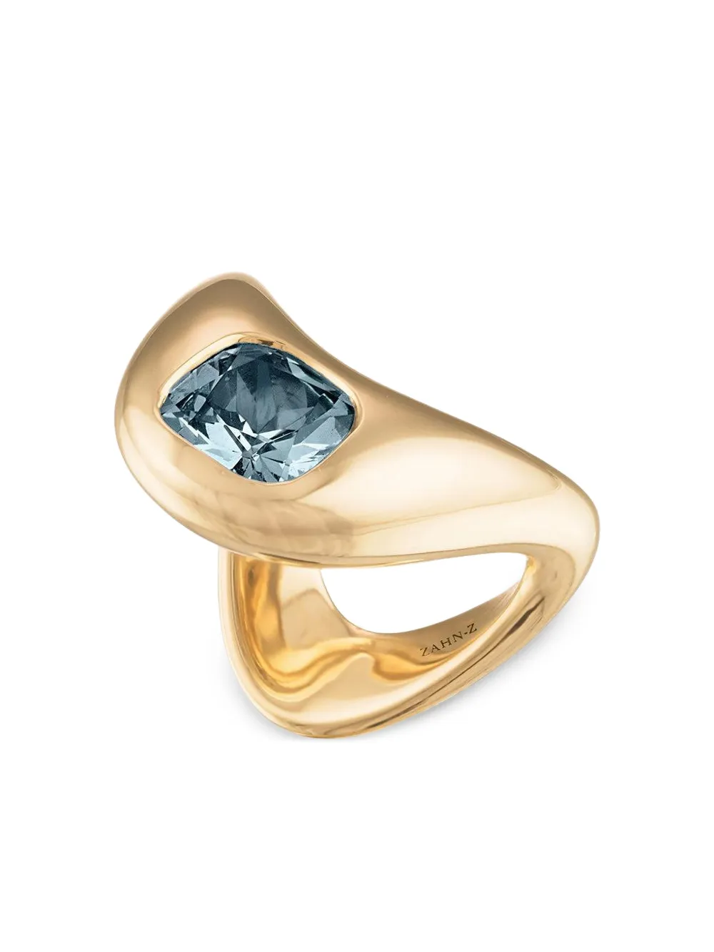 Zaha Blue Grey Spinel 1.5 Ct Ring