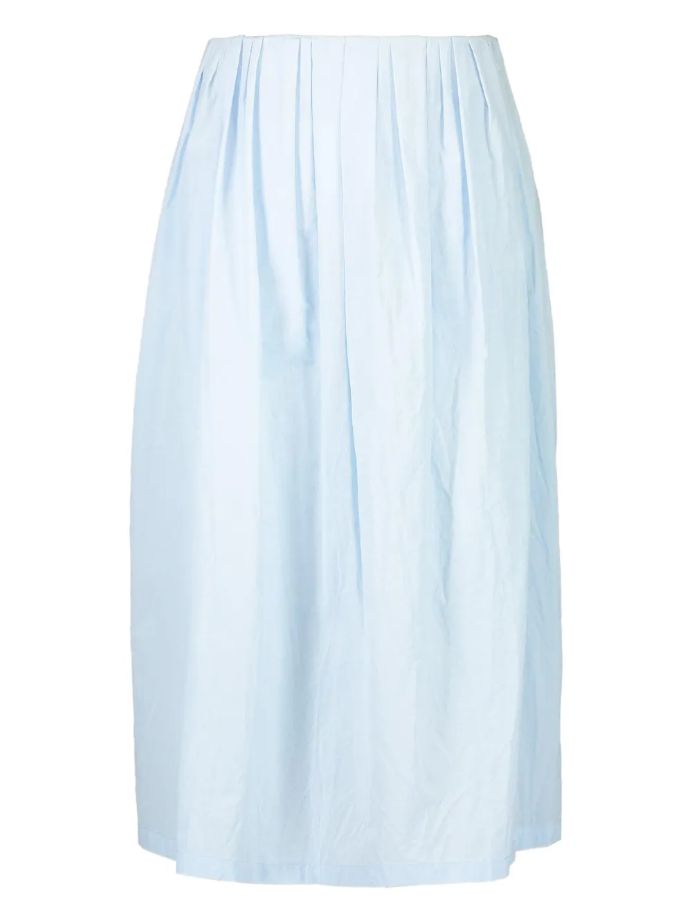 Odeeh Gathered Midi Skirt In Blue