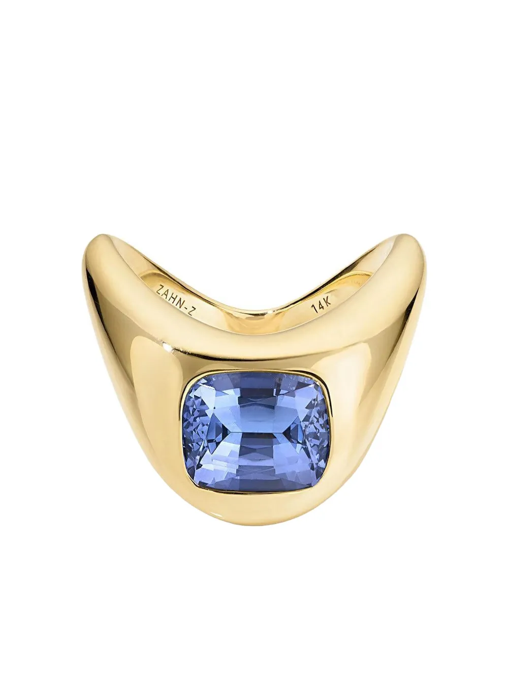 ZAHN-Z tanzanite cushion-cut ring - Oro