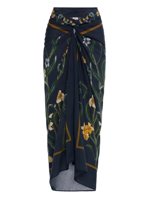 Agua By Agua Bendita floral print midi pareo