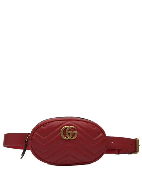 Gucci Pre-Owned 2016-2025 GG Marmont Matelasse Leather belt bag