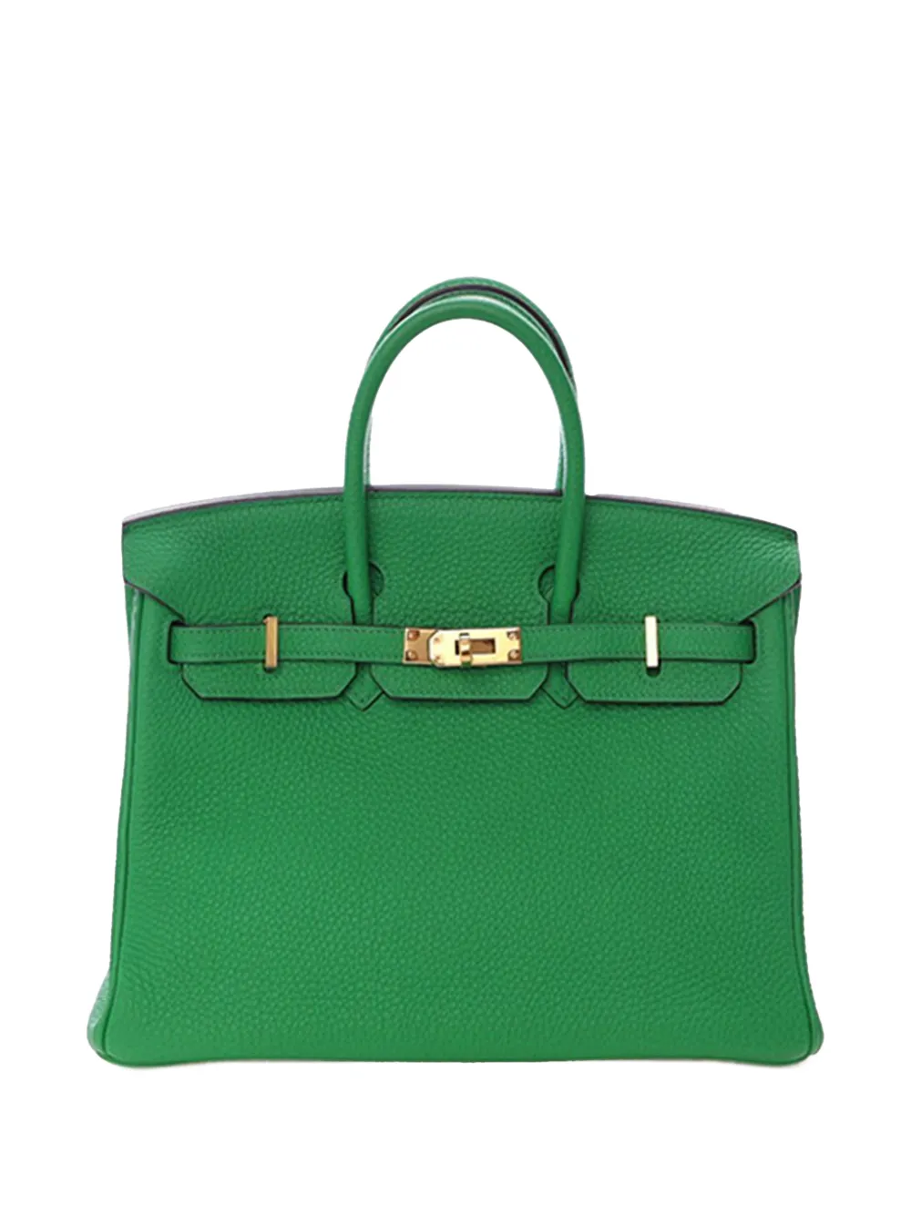 Hermès Pre-Owned 2014 Togo Birkin Retourne 25 handbag - Verde
