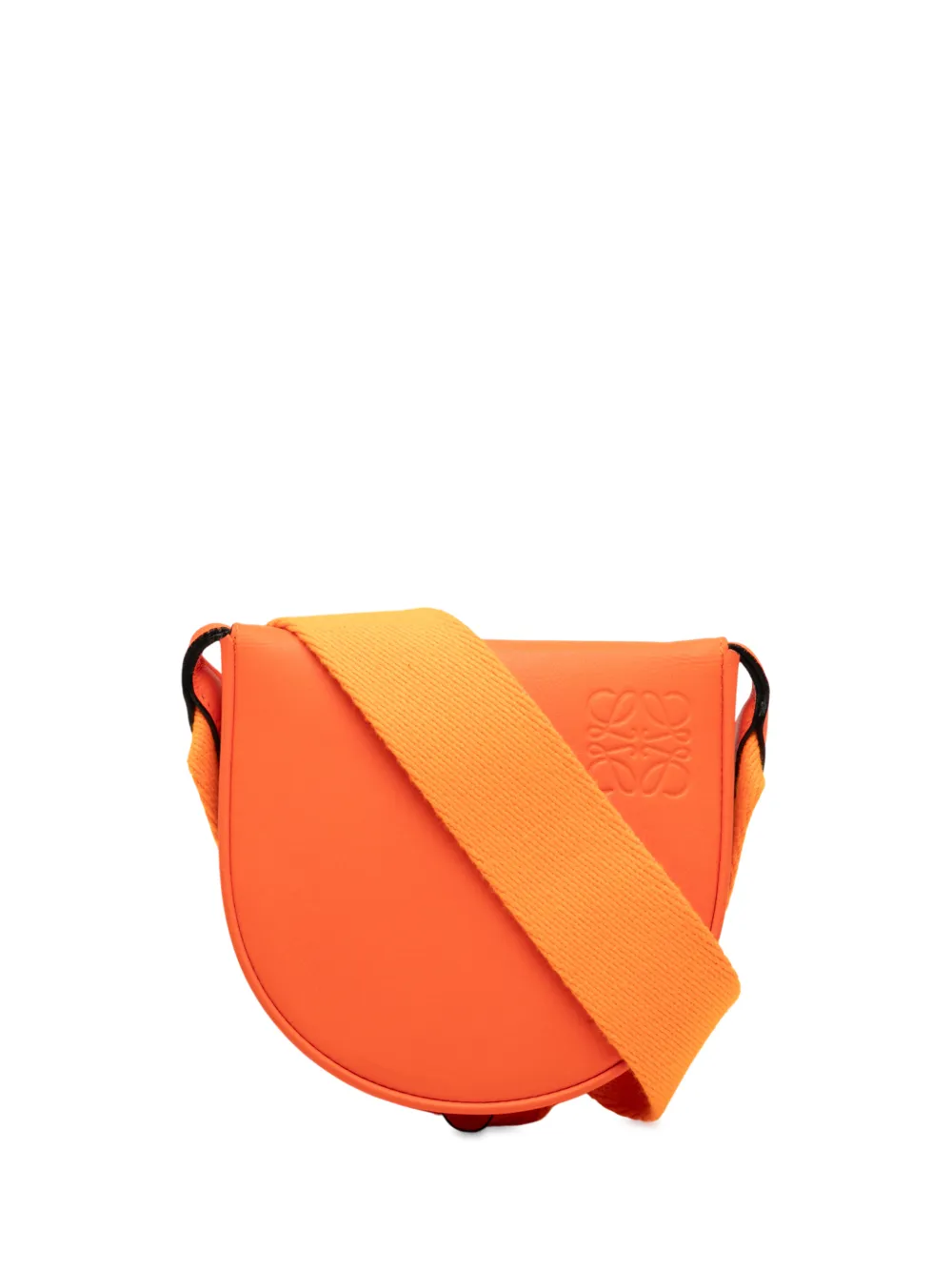 Loewe Pre-Owned 2020 Small Soft Calfskin Heel Pouch crossbody bag - Arancione