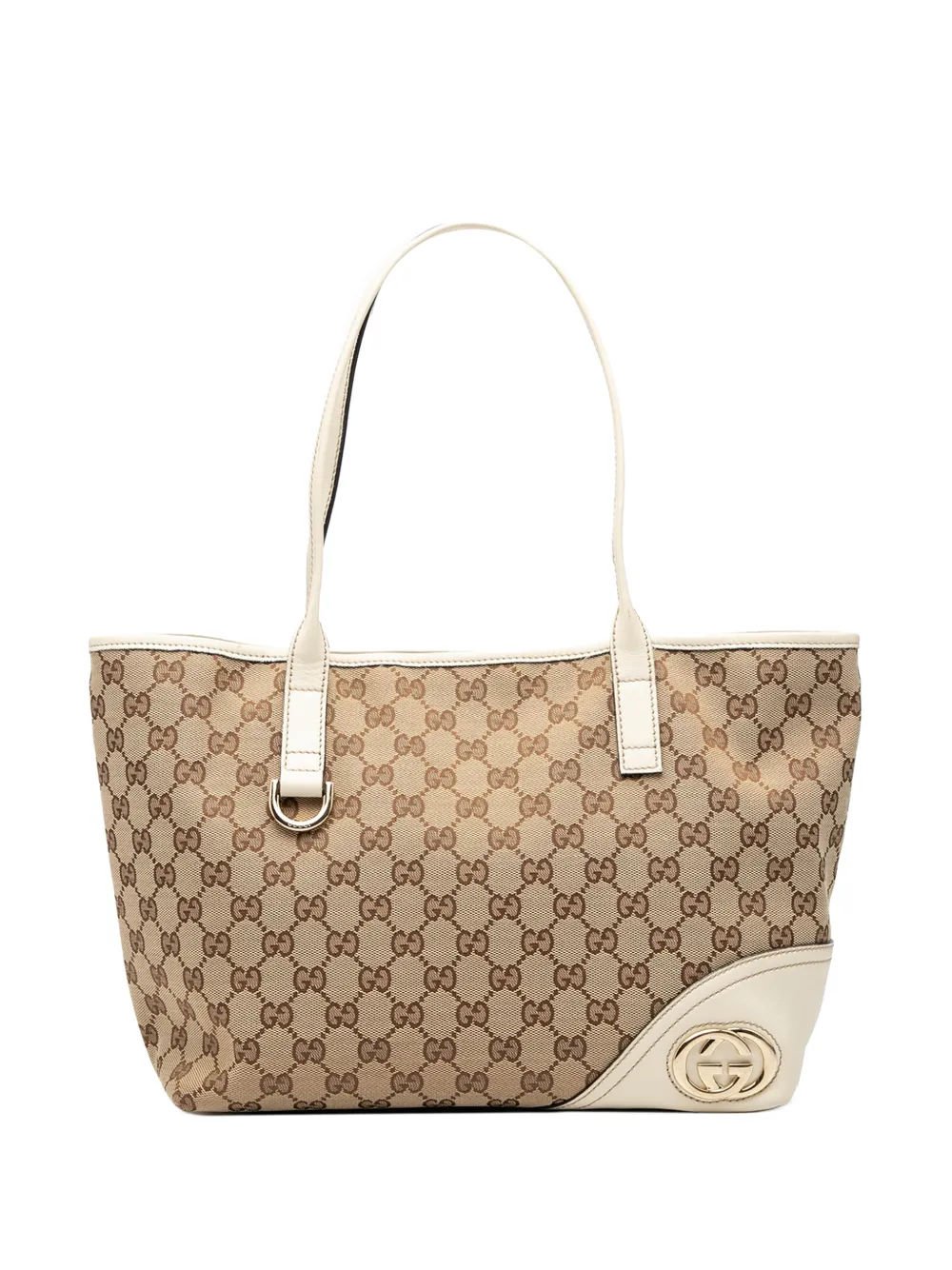 Gucci Pre-Owned 2016-2025 GG Canvas New Britt tote bag - Marrone