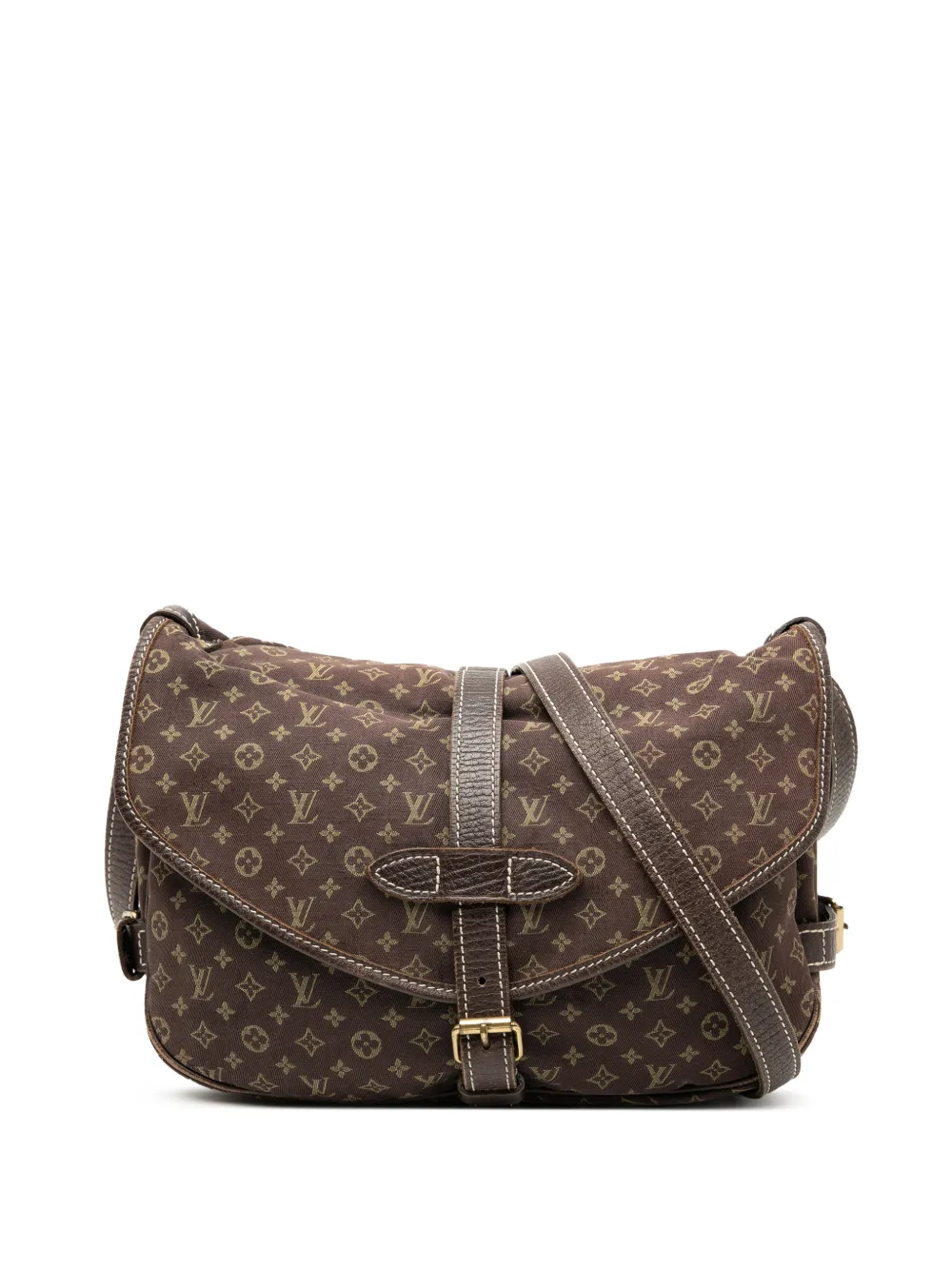 Louis Vuitton Pre-Owned 2006 Monogram Mini Lin Saumur 30 crossbody bag - Marrone
