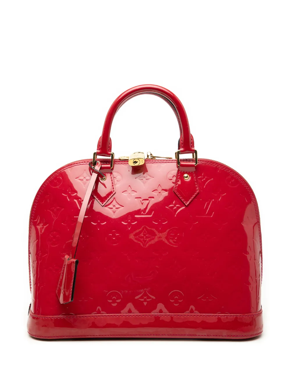 Louis Vuitton Pre-Owned 2013 Monogram Vernis Alma PM handbag - Rosso