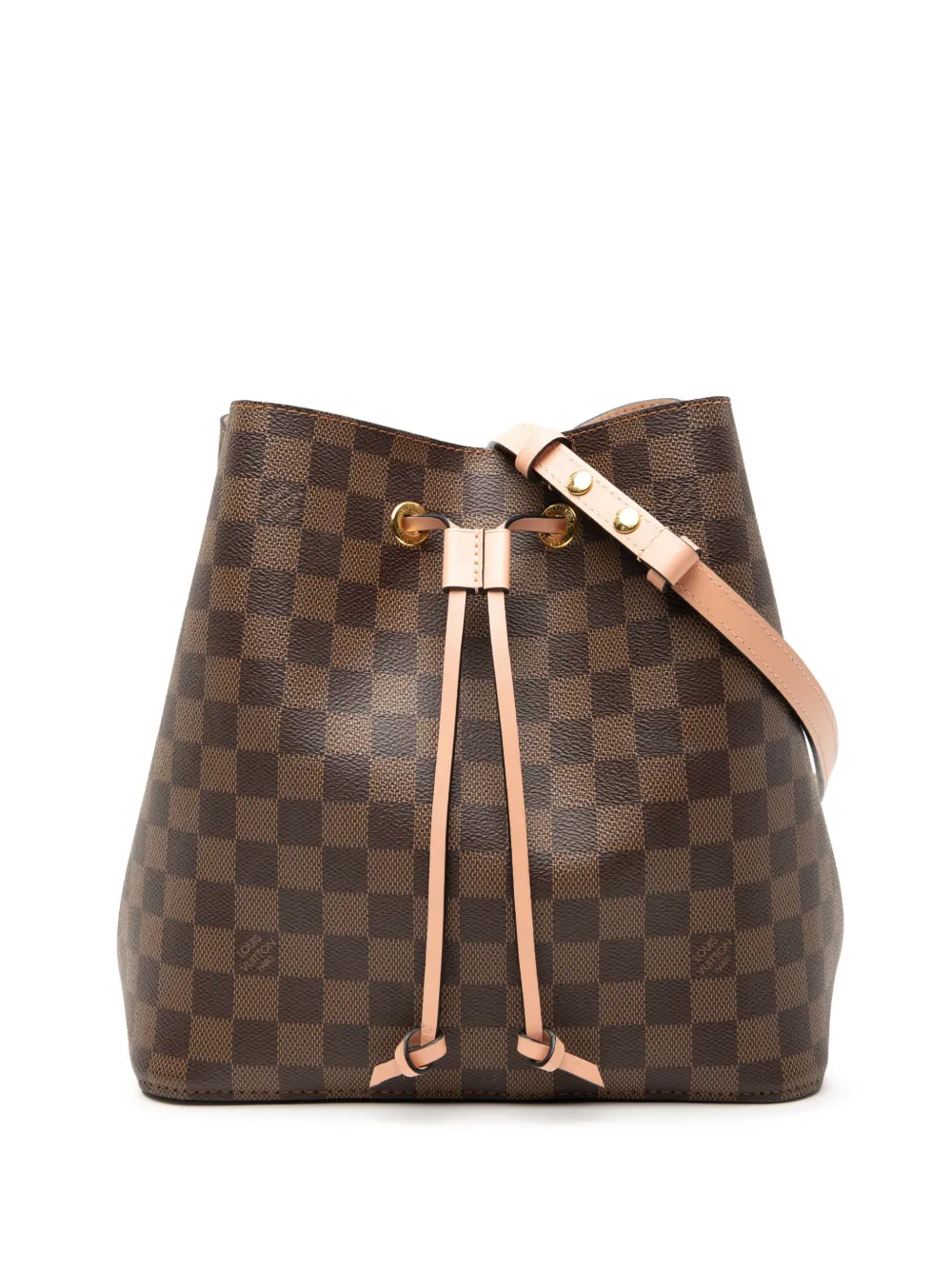 Louis Vuitton Pre-Owned 2019 Damier Ebene NeoNoe MM bucket bag - Marrone