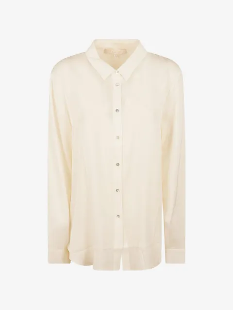SILK95FIVE long-sleeve button-down shirt