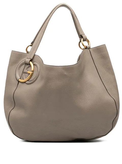 Gucci Pre-Owned 2000-2015 Medium Pebbled Calfskin Twill tote bag