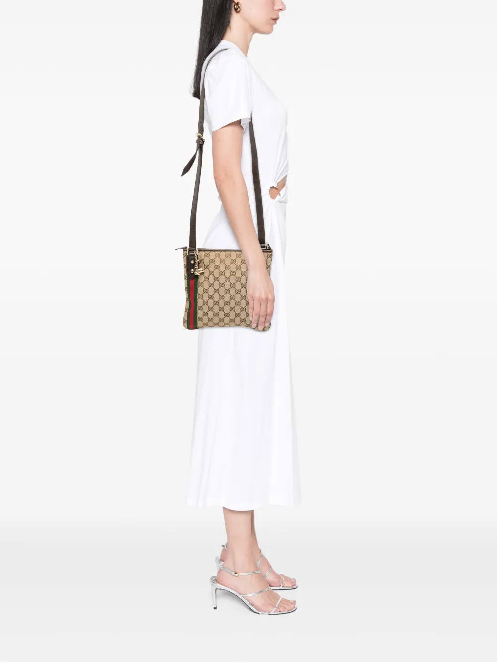 Gucci Pre-Owned 2000-2015 GG Canvas Jolicoeur crossbody bag - Marrone