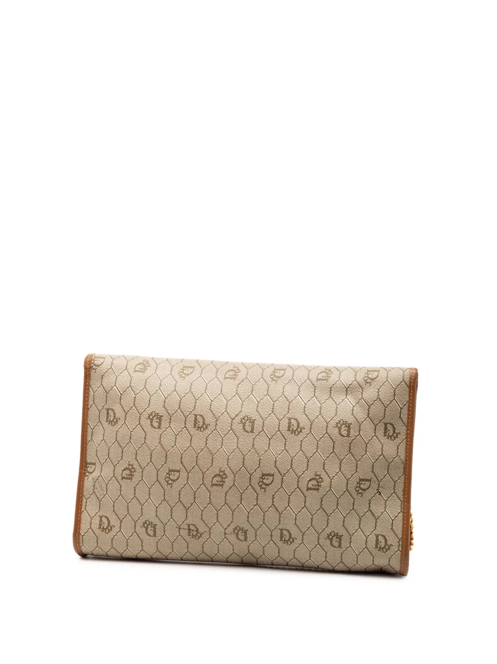 20th Century Honeycomb Coated Canvas Chain Shoulder Bag
