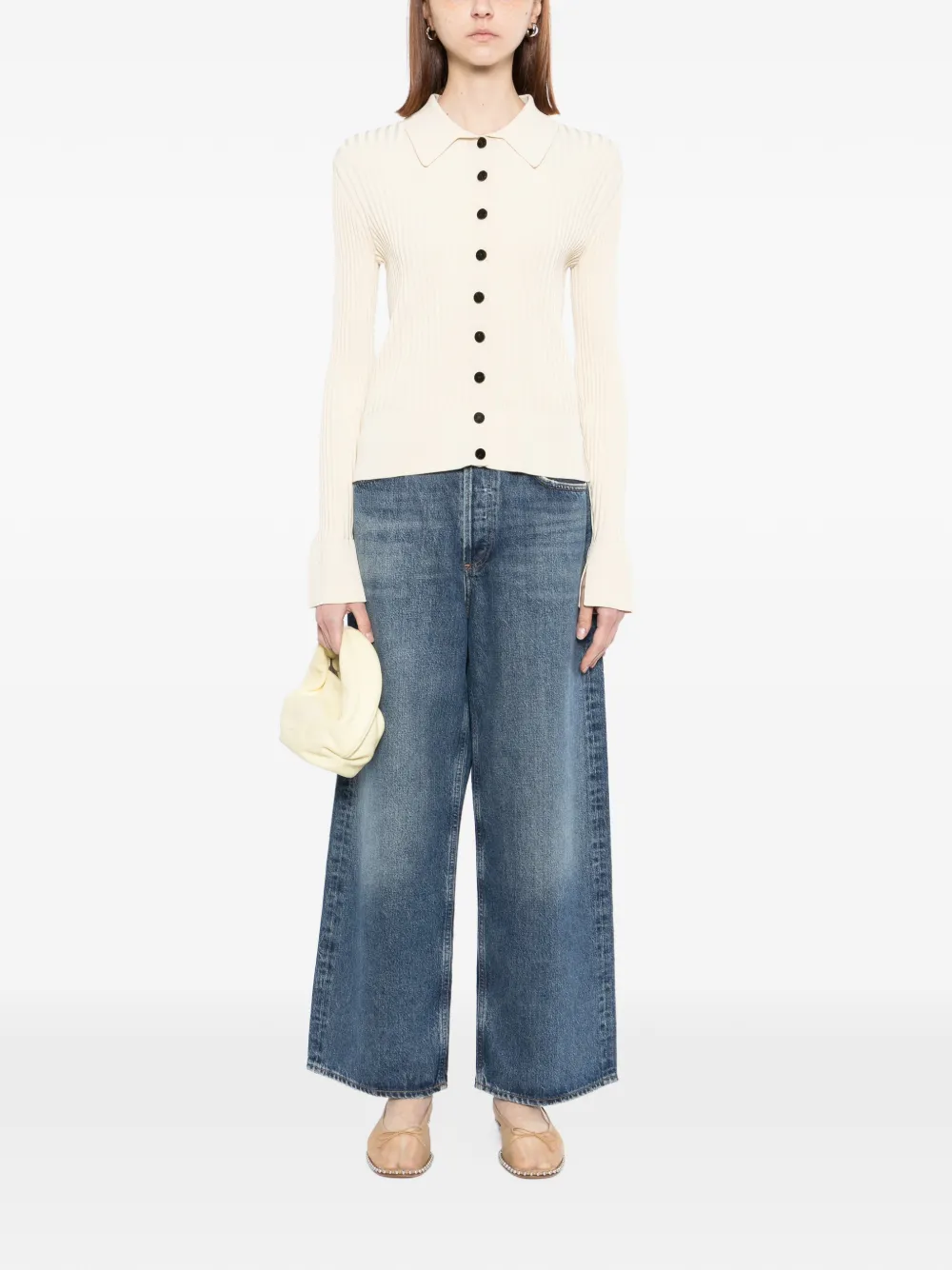 AGOLDE low slung baggy jeans - Blauw