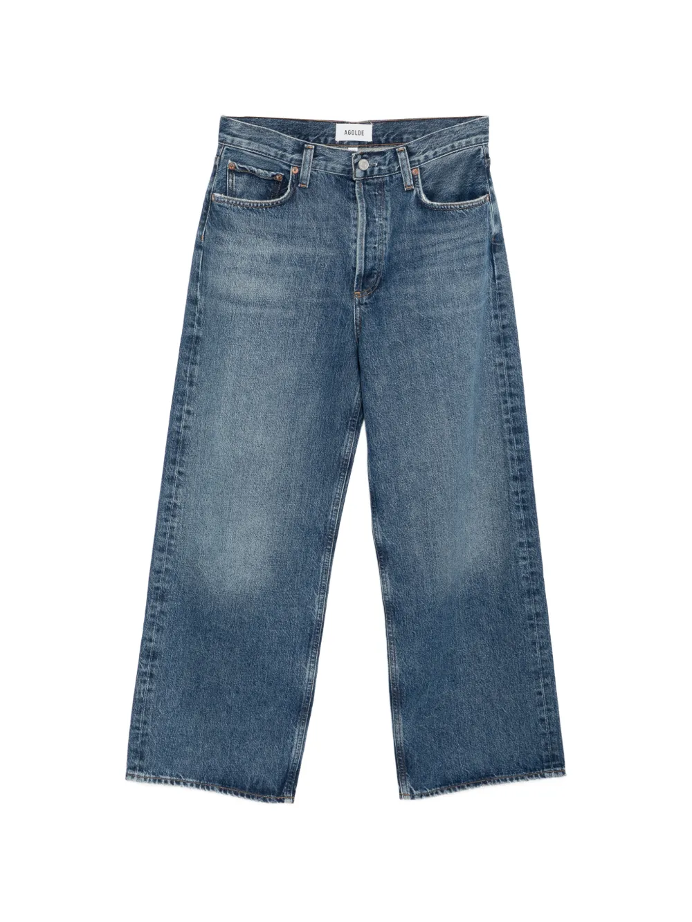 AGOLDE low slung baggy jeans - Blu