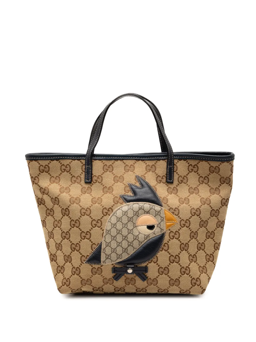 Gucci Pre-Owned 2000-2015 GG Canvas Zoo handbag - Marrone