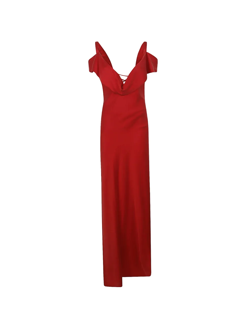 Maria Lucia Hohan Tamara lace-up dress - Rosso
