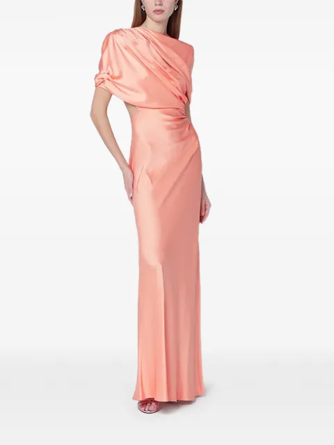 Stella McCartney vestido de fiesta con capa drapeada