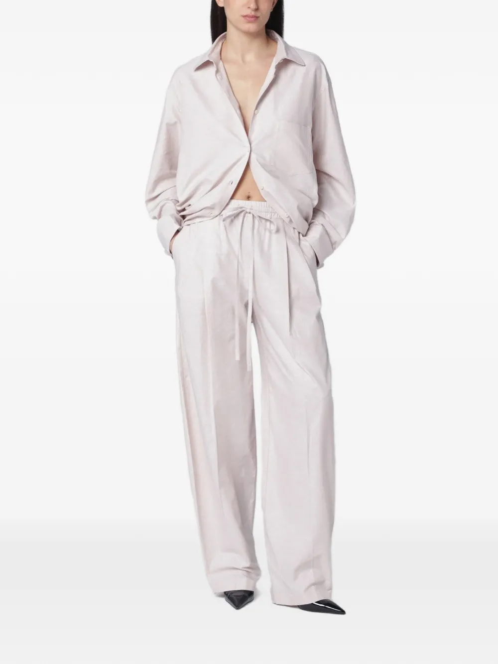  The Andamane Wendela Trousers Set (set Of Two) - Neutrals 