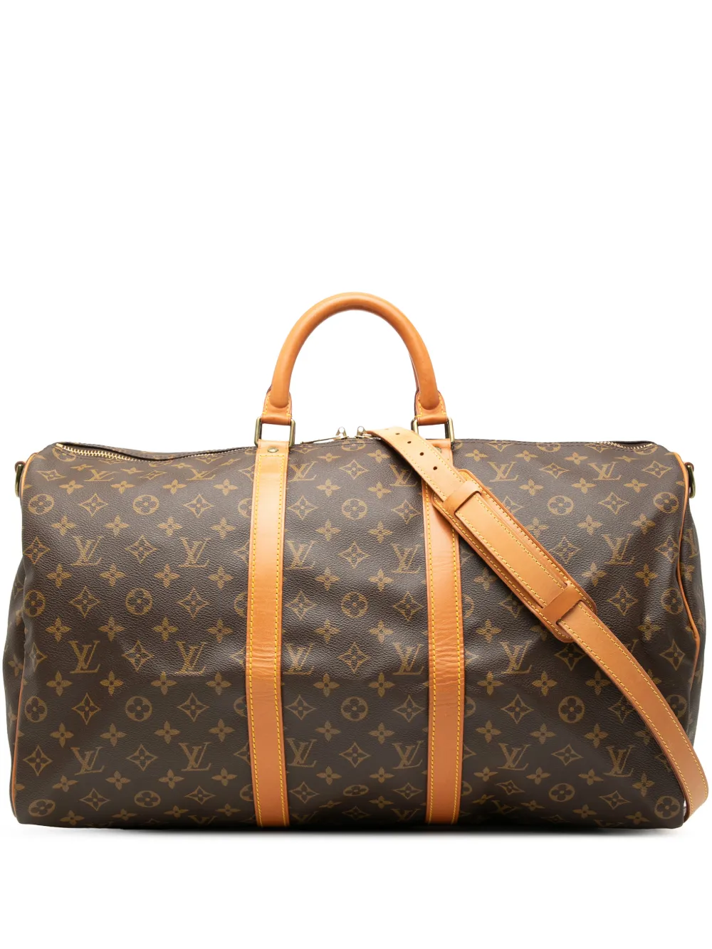 Louis Vuitton Pre-Owned 1989 Monogram Keepall Bandouliere 50 travel bag - Marrone